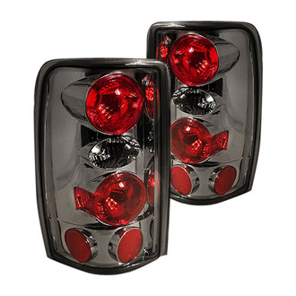Spec-D® - Driver and Passenger Side Chrome Red/Smoke Euro Tail Lights