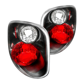 Spec-D® - Driver and Passenger Side Black/Red Euro Tail Lights