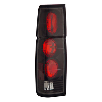 Spec-D® - Driver and Passenger Side Black/Red Euro Tail Lights