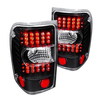 Spec-D® - Driver and Passenger Side Black LED Tail Lights