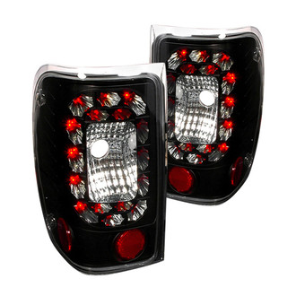 Spec-D® - Driver and Passenger Side Black LED Tail Lights