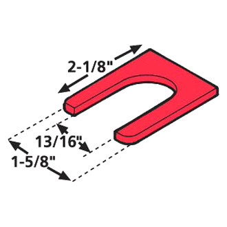 Specialty Products® - Single Slot Alignment Toe/Thrust Shim Pack