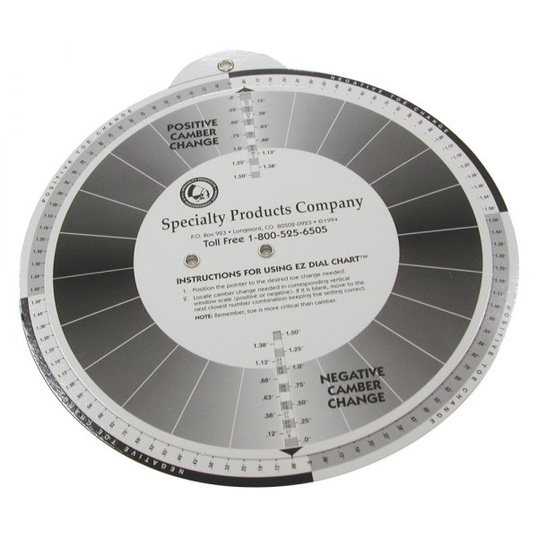 Specialty Products® - Ez Shim™ Dial Chart