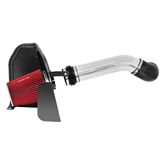 Spectre Performance® - Aluminum Clear Anodized Cold Air Intake System with HPR® Red Filter