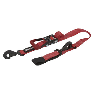 SpeedStrap® - 2" x 10' Rachet Tie Down with Twisted Snap Hooks and Axle Strap Combo