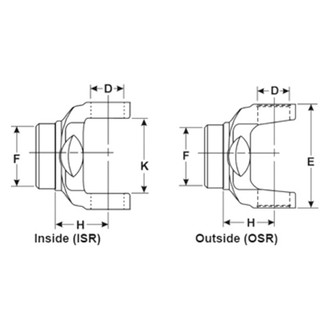Spicer® - Driveshaft Tube Weld Yoke