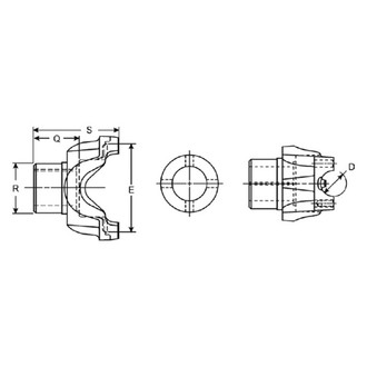 Spicer® - Transmission Output End Yoke