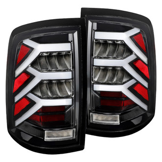 Spyder® - Driver and Passenger Side Black LED Tail Lights