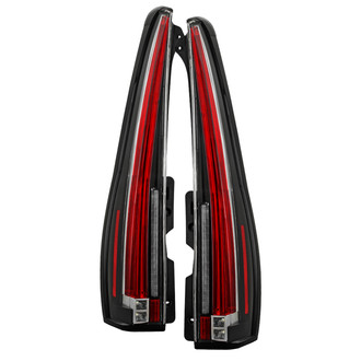 Spyder® - Driver and Passenger Side Black Fiber Optic LED Tail Lights