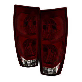 Spyder® - Driver and Passenger Side Chrome Red/Smoke Euro Tail Lights