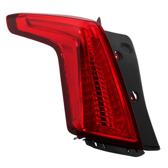 Spyder® - Driver Side Chrome/Red Factory Style LED Tail Light
