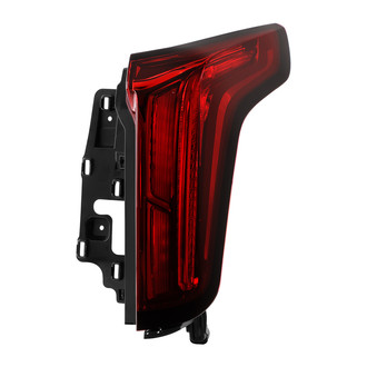 Spyder® - Passenger Side Outer Black/Red Factory Style Fiber Optic LED Tail Light