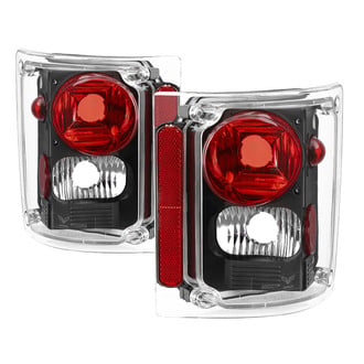 Spyder® - Driver and Passenger Side Black/Red Euro Tail Lights