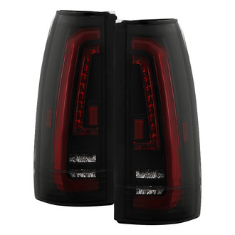 Spyder® - Driver and Passenger Side Black/Smoke Fiber Optic LED Tail Lights