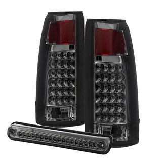 Spyder® - Chrome/Smoke LED Tail Lights and 3rd Brake Light Set
