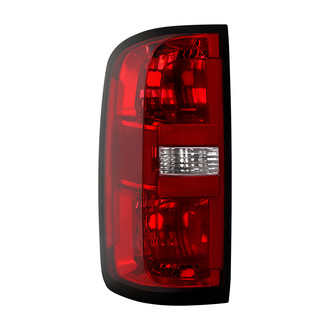 Spyder® - Driver Side Chrome/Red Factory Style Tail Light