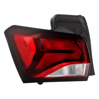 Spyder® - Driver Side Outer Chrome/Red Factory Style Tail Light