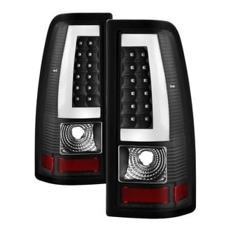 Spyder® - Driver and Passenger Side Black Fiber Optic LED Tail Lights