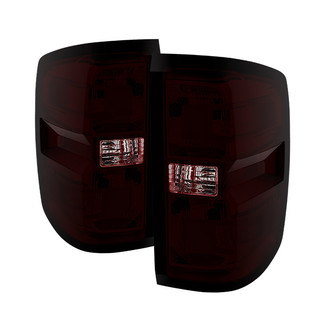 Spyder® - Driver and Passenger Side Chrome Red/Smoke Euro Tail Lights