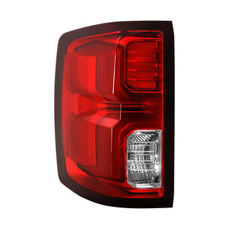 Spyder® - Driver Side Chrome/Red Factory Style LED Tail Light