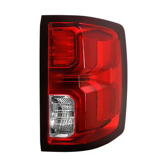 Spyder® - Passenger Side Chrome/Red Factory Style LED Tail Light