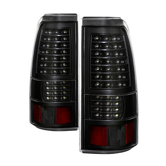 Spyder® - Driver and Passenger Side Black LED Tail Lights