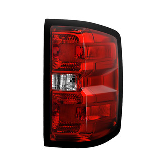 Spyder® - Passenger Side Chrome/Red Factory Style Tail Light
