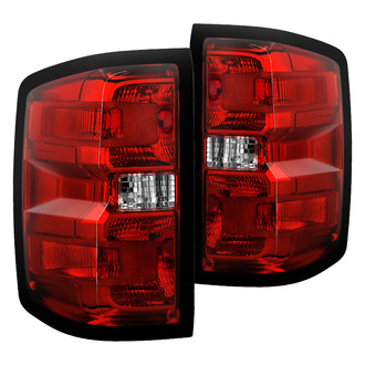 Spyder® - Chrome/Red Factory Style Tail Light
