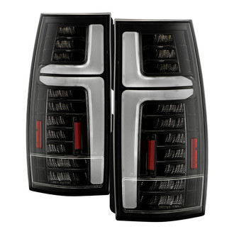 Spyder® - Driver and Passenger Side Black Fiber Optic LED Tail Lights