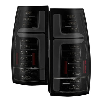 Spyder® - Driver and Passenger Side Black/Smoke Fiber Optic LED Tail Lights