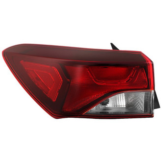Spyder® - Driver Side Outer Black/Red Factory Style Tail Light