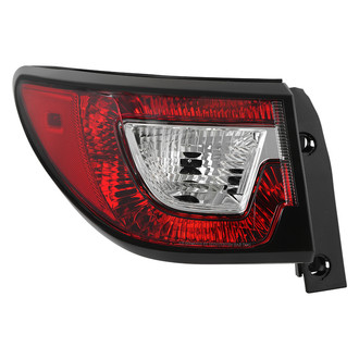Spyder® - Driver Side Outer Black/Red Factory Style Tail Light