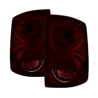 Spyder® - Driver and Passenger Side Chrome Red/Smoke Euro Tail Lights