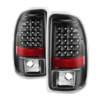 Spyder® - Driver and Passenger Side Black LED Tail Lights