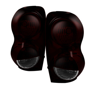 Spyder® - Driver and Passenger Side Chrome Red/Smoke Euro Tail Lights