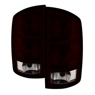 Spyder® - Driver and Passenger Side Chrome Red/Smoke Euro Tail Lights