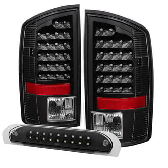 Spyder® - Black LED Tail Lights and 3rd Brake Light Set