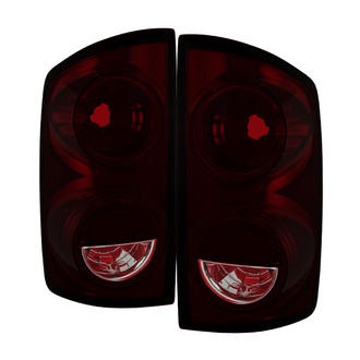 Spyder® - Driver and Passenger Side Chrome Red/Smoke Euro Tail Lights