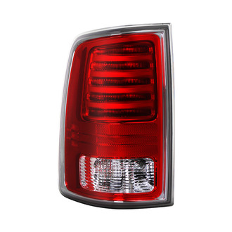 Spyder® - Driver Side Chrome/Red Factory Style LED Tail Light