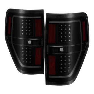 Spyder® - Driver and Passenger Side Black/Smoke Fiber Optic LED Tail Lights