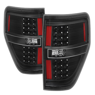 Spyder® - Driver and Passenger Side Black LED Tail Lights