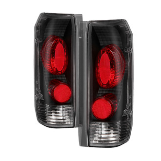 Spyder® - Driver and Passenger Side Black/Red Euro Tail Lights