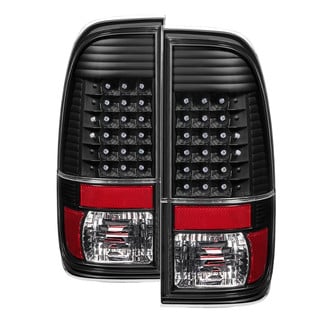 Spyder® ALT-JH-FF15097-LED-BK - Driver and Passenger Side Black LED Tail Lights