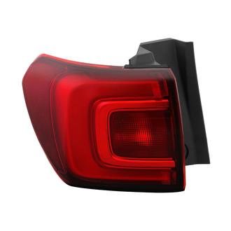 Spyder® - Driver Side Outer Black/Red Factory Style LED Tail Light