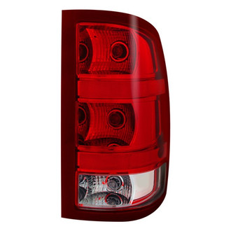 Spyder® - Passenger Side Chrome/Red Factory Style Tail Light