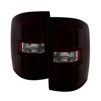 Spyder® - Driver and Passenger Side Chrome Red/Smoke Euro Tail Lights