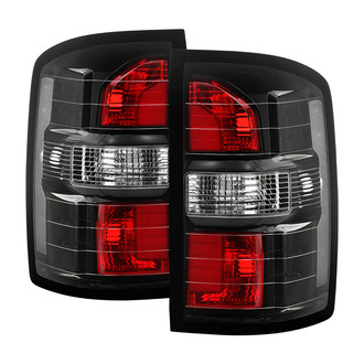 Spyder® - Driver and Passenger Side Black/Red Euro Tail Lights