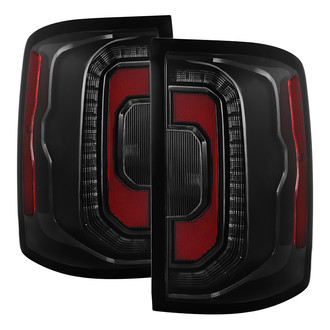 Spyder® - Driver and Passenger Side Black LED Tail Lights