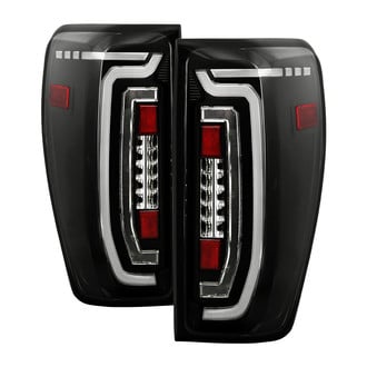 Spyder® - Driver and Passenger Side Black Fiber Optic LED Tail Lights