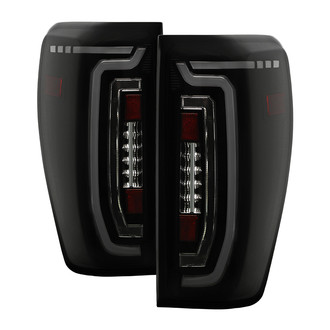 Spyder® - Driver and Passenger Side Black/Smoke Fiber Optic LED Tail Lights